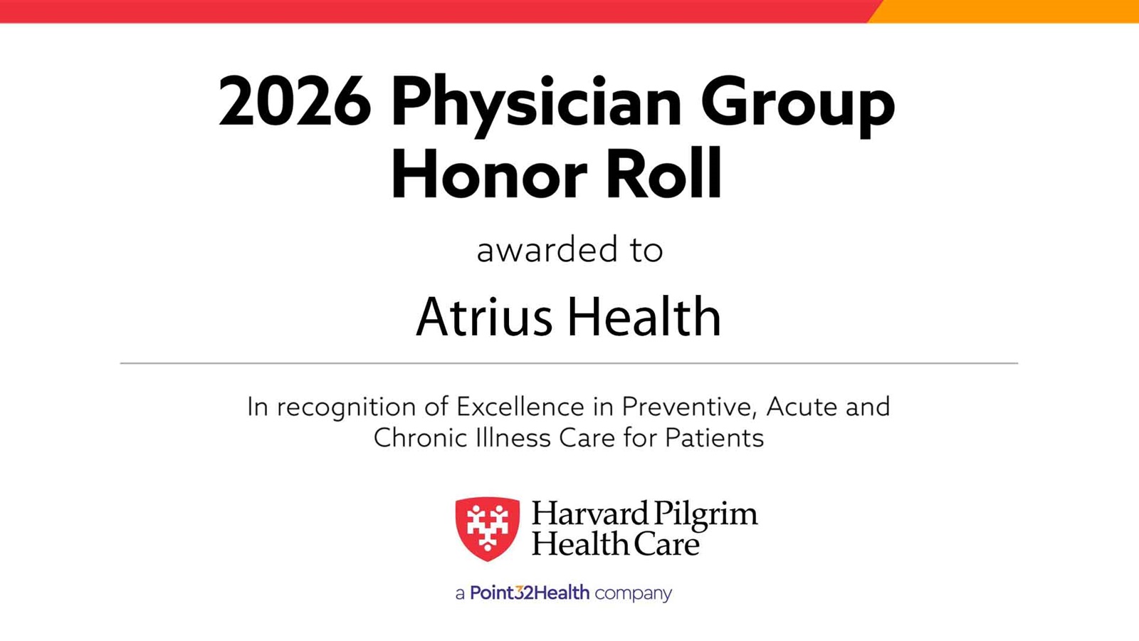 Atrius Health Recognized for Excellence in Adult and Pediatric Patient Care